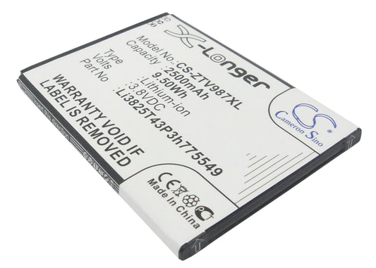 3.8V 2500mAh/9.50Wh Li-ion Mobile/SmartPhone Battery for Amazing