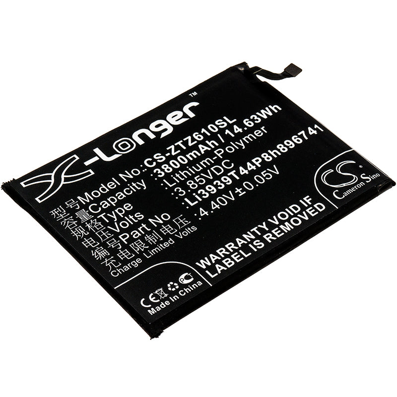 3.85V 3800mAh/14.63Wh Li-Polymer Mobile/SmartPhone Battery for ZTE