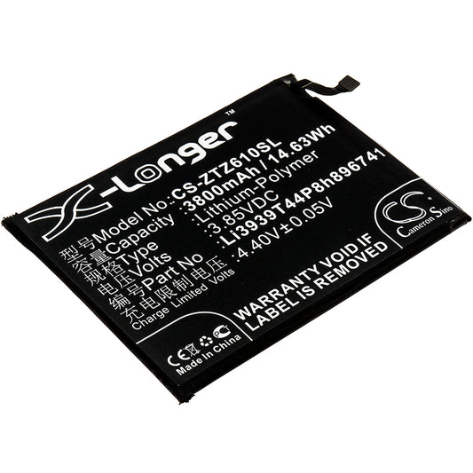 3.85V 3800mAh/14.63Wh Li-Polymer Mobile/SmartPhone Battery for ZTE
