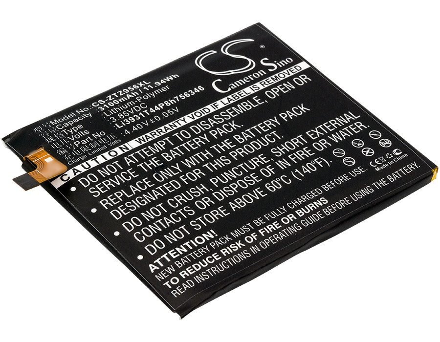3.85V 3100mAh/11.94Wh Li-Polymer Mobile/SmartPhone Battery for ZTE