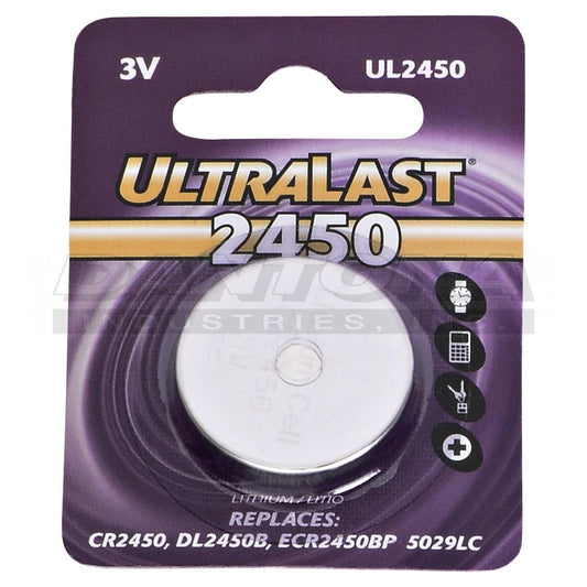 3V CR2450 LITHIUM COIN CELL BATTERY