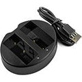 Micro USB 5V/2.1A / DC8.4V x 2 Camera Charger for Olympus
