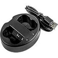 Micro USB 5V/2.1A / DC8.4V x 2 Camera Charger for Canon