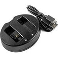 Micro USB 5V/2.1A / DC8.4V x 2 Camera Charger for Pentax