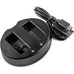 Micro USB 5V/2.1A / DC8.4V x 2 Camera Charger for Pentax