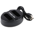 Micro USB 5V/2.1A / DC8.4V x 2 Camera Charger for NiKon