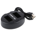 Micro USB 5V/2.1A / DC8.4V x 2 Camera Charger for NiKon