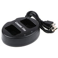 Micro USB 5V/2.1A / DC8.4V x 2 Camera Charger for Sony