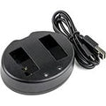 Micro USB 5V/2.1A / DC8.4V x 2 Camera Charger for Canon