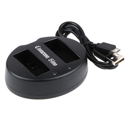 Micro USB 5V/2.1A / DC8.4V x 2 Camera Charger for Canon