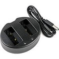 Micro USB 5V/2.1A / DC8.4V x 2 Camera Charger for Fujifilm