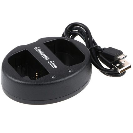Micro USB 5V/2.1A / DC8.4V x 2 Camera Charger for Panasonic