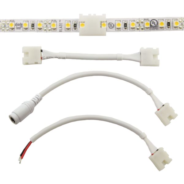 CLICKTIGHT DC Plug Connector: UB/VA - White, 2464 Wire