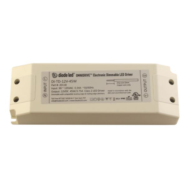 12V OMNIDRIVE Electric Dimmable Driver - 30W