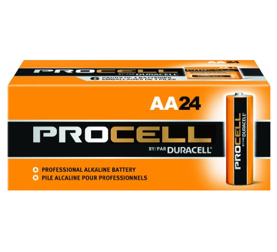 DURACELL PROCELL AA BATTERIES 24 PACK