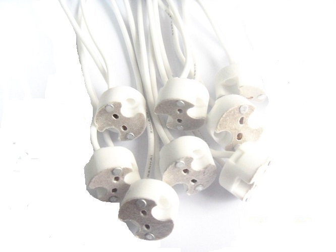 ATR Round Screw Mount Socket With Two Leads for G4 Gx5.3 or