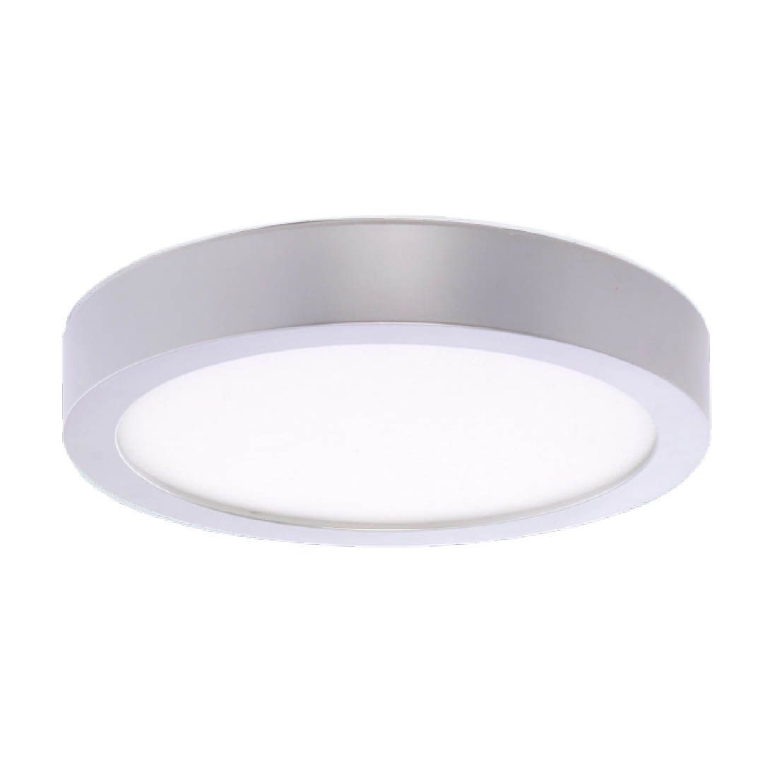 10W LED 5.5" FLUSH MOUNT WHITE ROUND DIMMABLE 4000K 120V