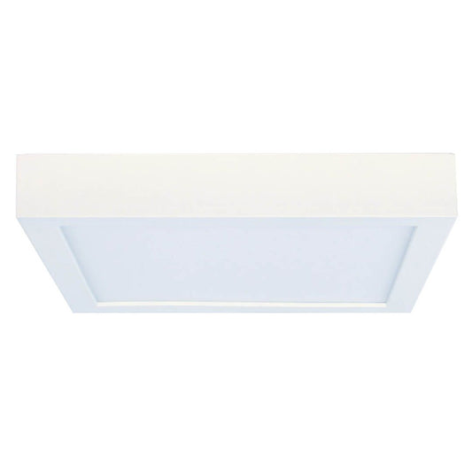 10W LED 5.5" FLUSH MOUNT WHITE SQUARE DIMMABLE 3000K 120V