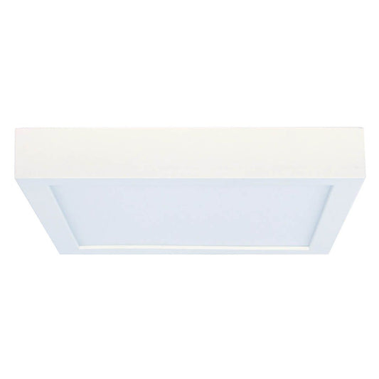 15W LED 7" FLUSH MOUNT WHITE SQUARE DIMMABLE 3000K 120V