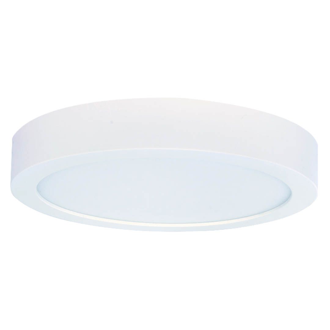 20W LED 9" FLUSH MOUNT WHITE ROUND DIMMABLE 3000K 120V