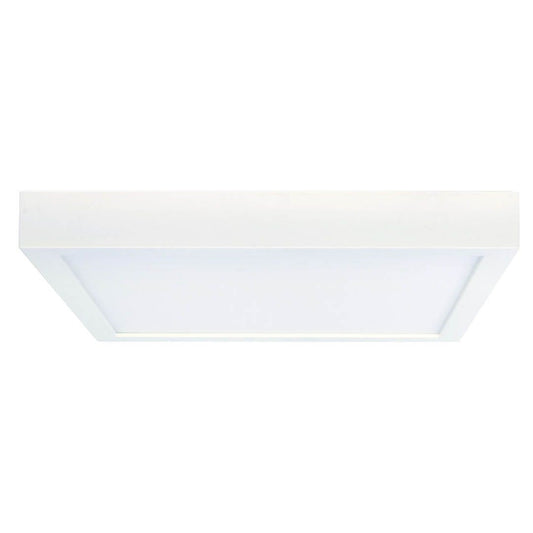 20W LED 9" FLUSH MOUNT WHITE SQUARE DIMMABLE 3000K 120V