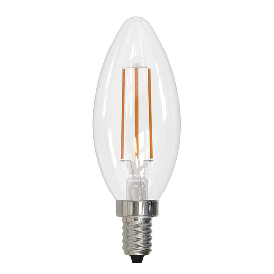 4.5W LED B11 3000K FILAMENT E12 FULLY COMPATIBLE DIMMING