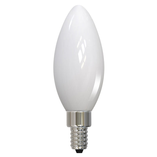 5W LED B11 3000K FILAMENT E12 MILKY FULLY COMPATIBLE DIMMING