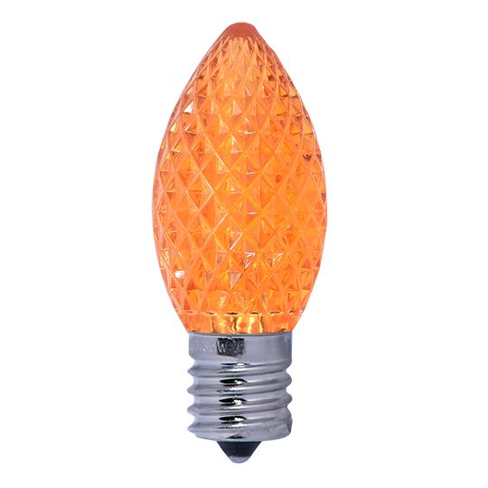 0.6W LED C7 ORANGE E12 120V