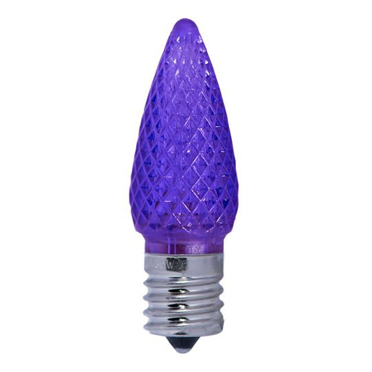 0.6W LED C9 PURPLE E17 120V