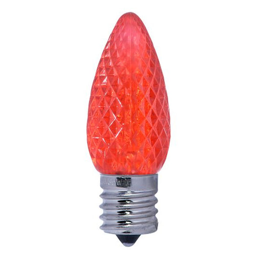 0.6W LED C9 RED E17 120V