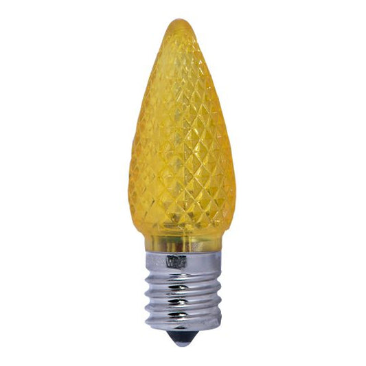 0.6W LED C9 YELLOW E17 120V