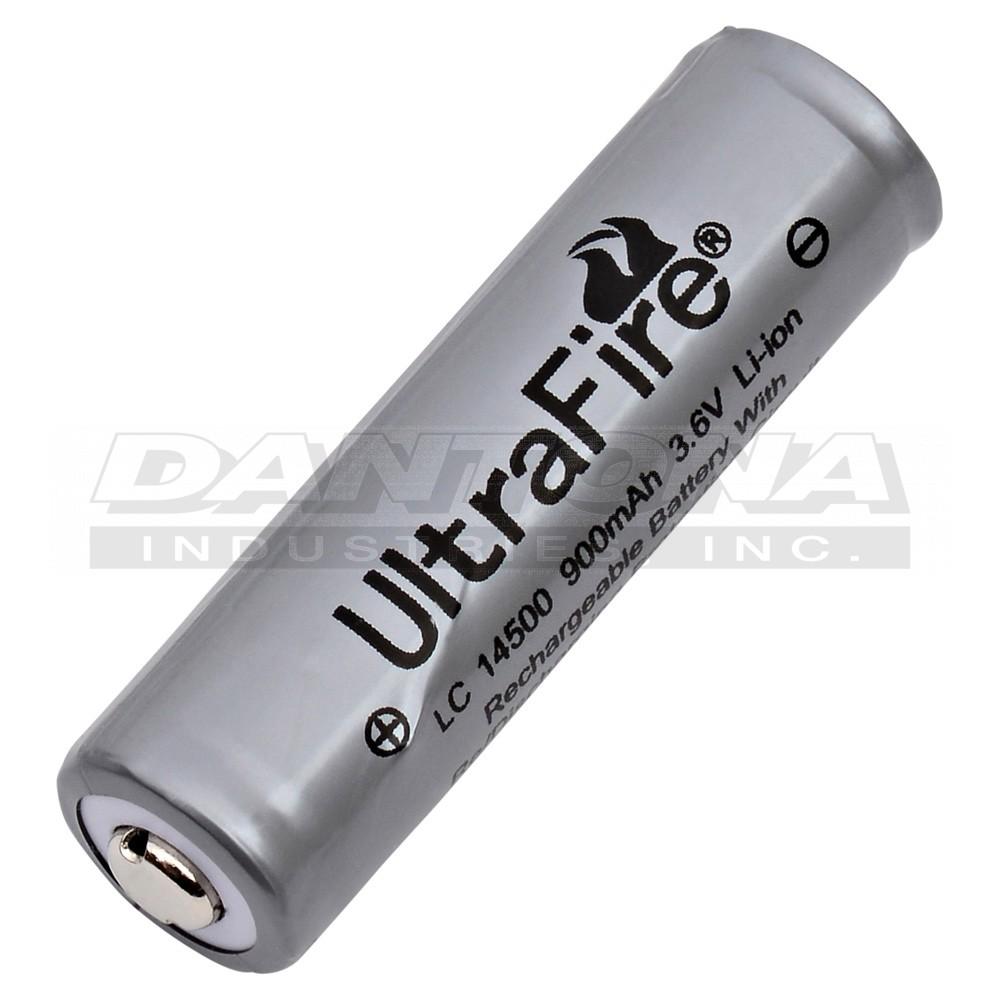 LION-1450-90-UF 3.7V 900mAh 14500 Rechargeable