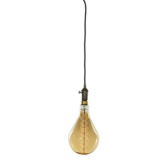60W PEAR SHAPED GRAND NOSTALGIC SPIRAL E26 120V W/ VINTAGE W