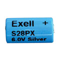 Exell S28PX 6V Silver Oxide Battery 4SR44, V28PX, PX28, 544