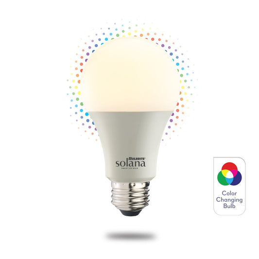 Smart LED WiFi Bulb 8W A19 White Light Plus Multi-Color 60W