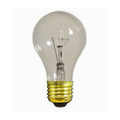 Sival A19 Party Bulbs, 25W - Various Colors Available - (Medium Base/E27), Transparent Red, 25-Pack