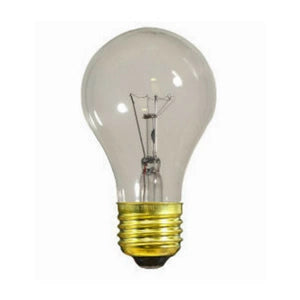 A19 Party Bulb, 25W, 130V, E27 base, clear - (5 pack)