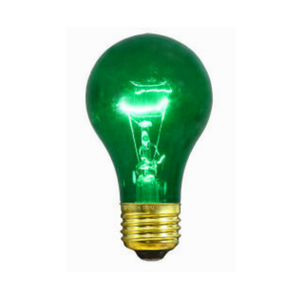 Sival A19 Party Bulbs, 25W - Various Colors Available - (Medium Base/E27), Clear, 25-Pack