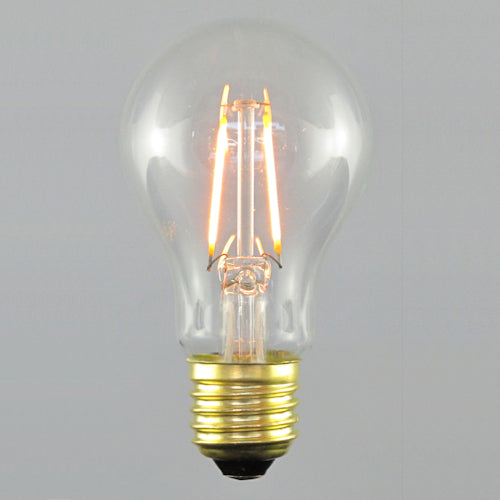 Sival LED Filament A19 Party Bulb, 2W, Clear - (Medium Base/E27), 100-Pack