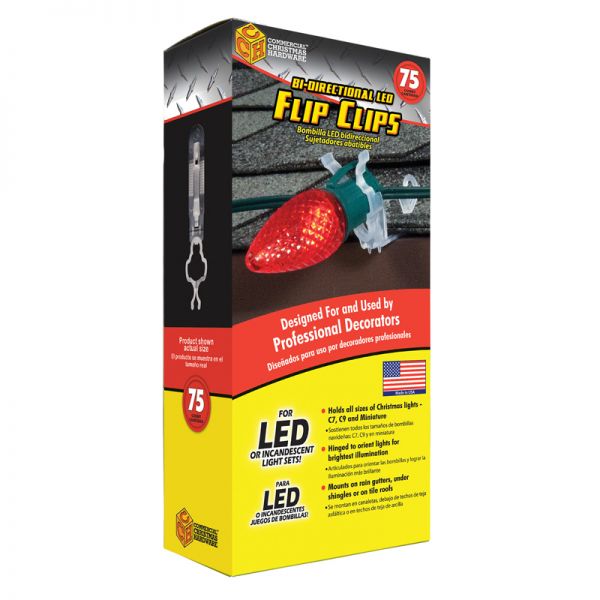 Sival Bi-Directional Flip Clips, 75 pieces