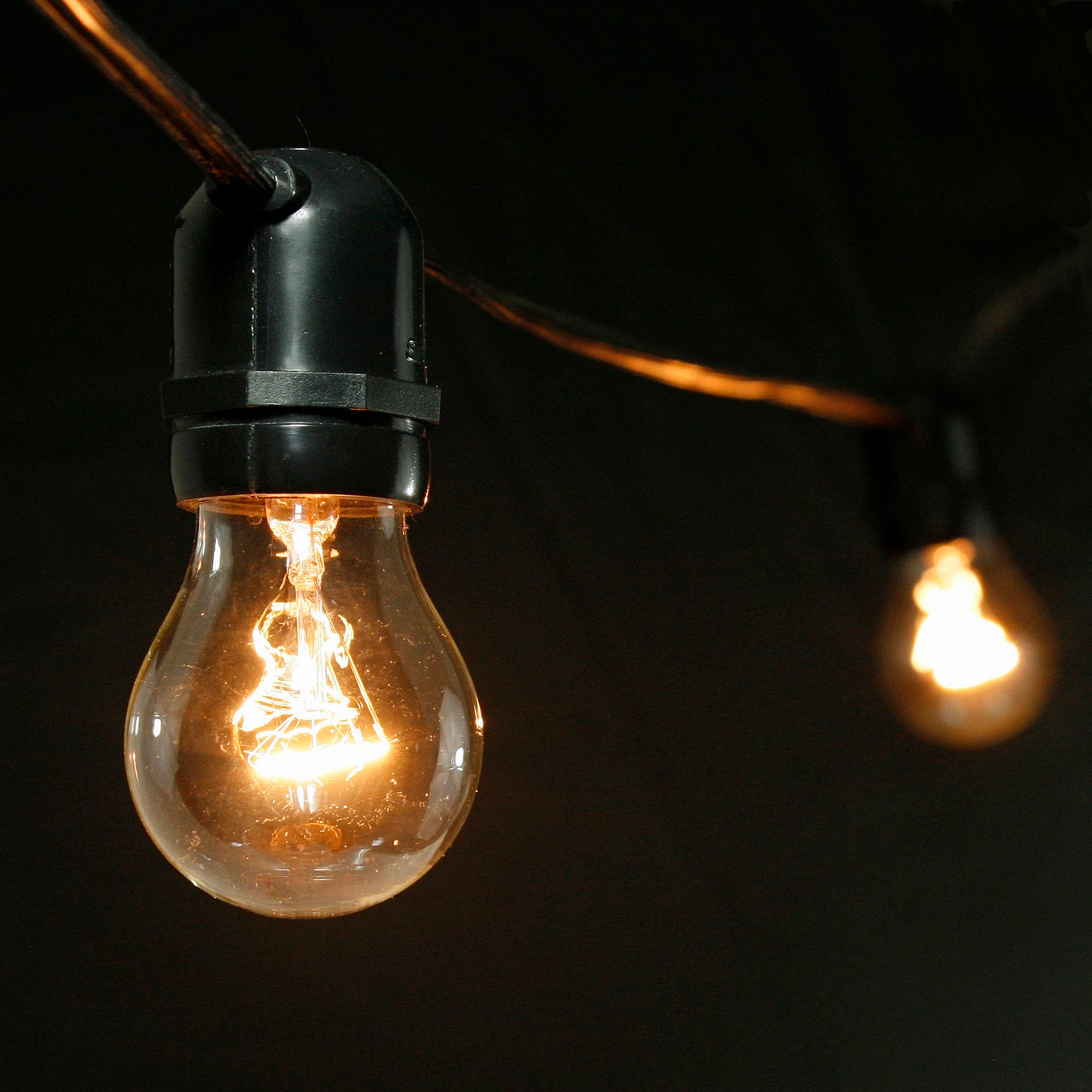 Sival A15 Party Bulbs, 15W - Various Colors Available - (Medium Base/E27), Transparent Blue, 25-Pack