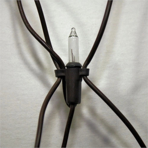 Net light, 150LT, brown cord, 4' x 6', UL, clear bulbs