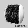 Sival C7 commercial Christmas light spool 1000 ft black wire, 1,000 E12 sockets, XSC1000BK12