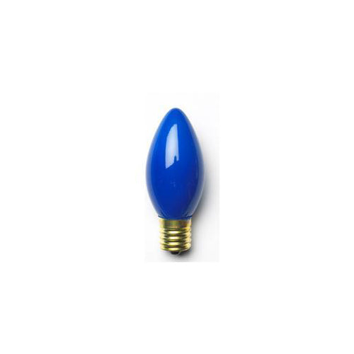 Sival C7 Christmas Bulb, 7W, Ceramic (Opaque) Colors 0 Bulbs, Ceramic Blue, 1000-Pack