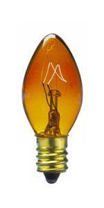 Sival C7 Christmas Bulb, 5W, Transparent Colors 0 Bulbs, 1000-Pack