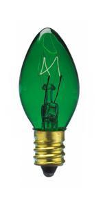 Sival C7 Christmas Bulb, 5W, Transparent Colors 0 Bulbs, 1000-Pack