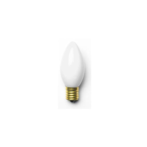 Sival C7 Christmas Bulb, 7W, Ceramic (Opaque) Colors 0 Bulbs, Multi Opaque (B/G/O/R/W), 25-Pack