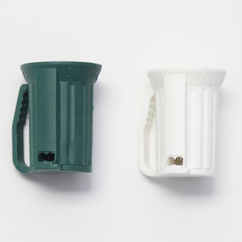 Sival C9 Socket and Cap, SPT-1 - Black, Green or White (E17/Intermediate Base) 0 Sockets & Caps, 100-Pack