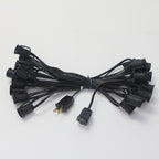 Sival C9 string light 25 ft white wire, E17 sockets 12 in spacing, view 3