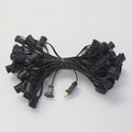 Sival C7 string light 50 ft black wire, E12 sockets at 12 in. spacing, XSC50BK12EF